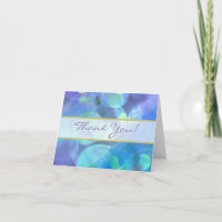 Surreal Fractal Abstract Design Wedding Thank You