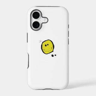 surreal happy face iphone case