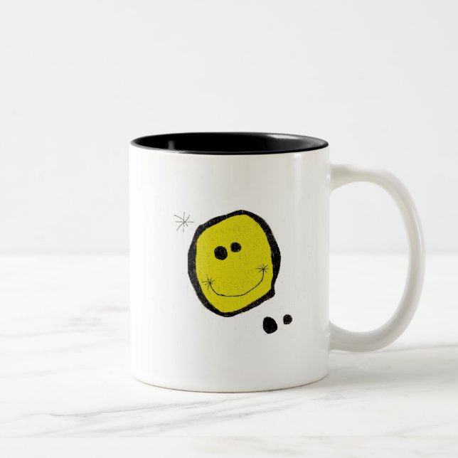 surreal happy face mug (Right)