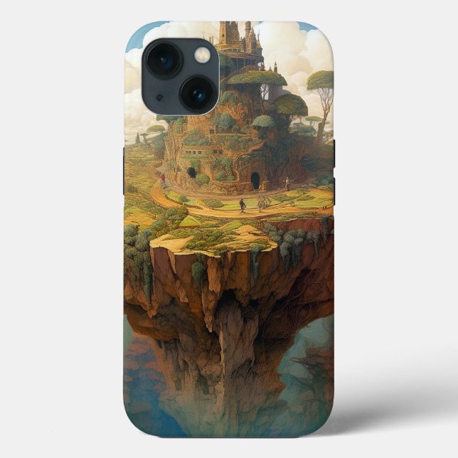 Surreal Island Landscape Fantasy Art Case-Mate iPhone Case (Back)