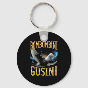 Surreal Italian Brainrot Meme Bombombini Gusini Fu Key Ring