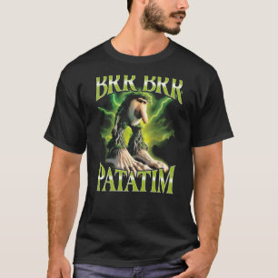 Surreal Italian Brainrot Meme BRR BRR Patatim Funn T-Shirt