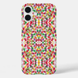 Surreal Kaleidoscope Ice Pop Art iPhone 16 Plus Case