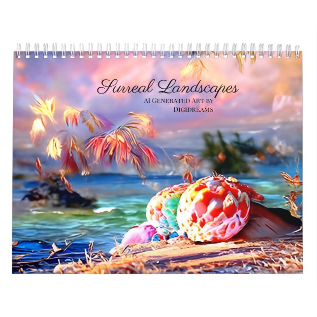Surreal Landscape Colourful Nature Fantasy Paintin Calendar (Cover)