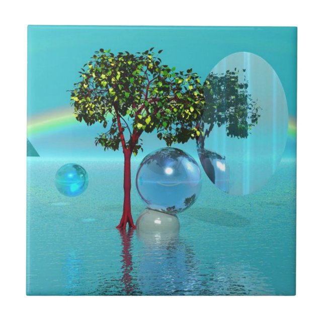 Surreal Landscape Tile (Front)