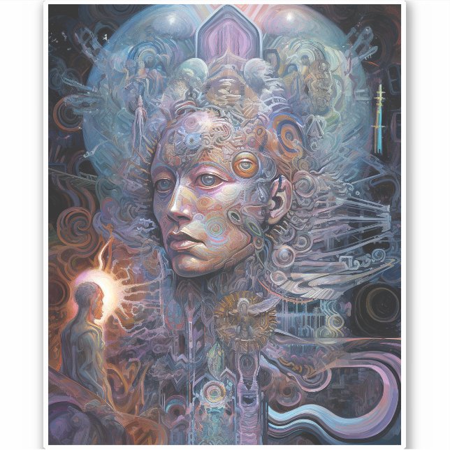 Surreal Man Visionary Art (Front)