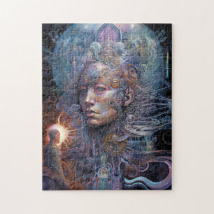 Surreal Man Visionary Art Jigsaw Puzzle