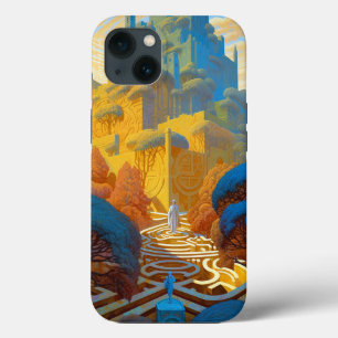 Surreal Maze City iPhone 13 Case