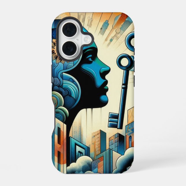 Surreal Mind Art  iPhone 16 Case (Back)