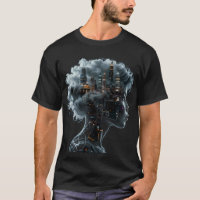 Surreal Mindscape: City within a Woman's Head