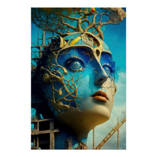Surreal Modern Conceptual Fine Art Poster