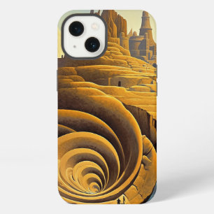 Surreal Mountain City Fantasy Art iPhone 13 Case