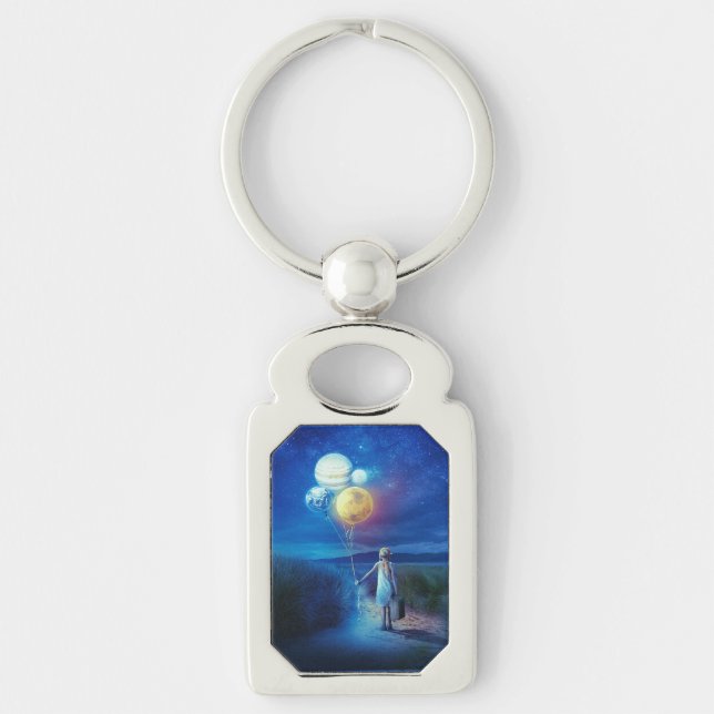 Surreal Moving to Her Future  Key Ring (Front)