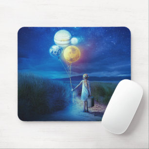 Surreal Moving to Her Future Mouse Pad