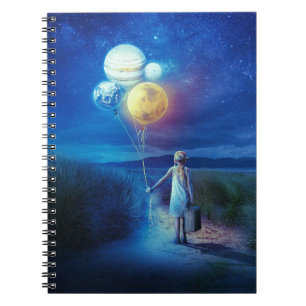 Surreal Moving to Her Future  Notebook