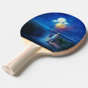 Surreal Moving to Her Future  Ping Pong Paddle