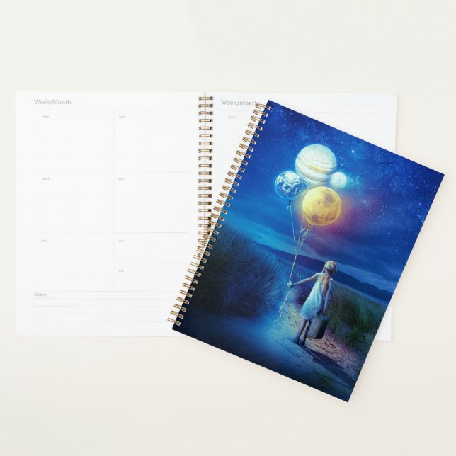 Surreal Moving to Her Future  Planner (Display)