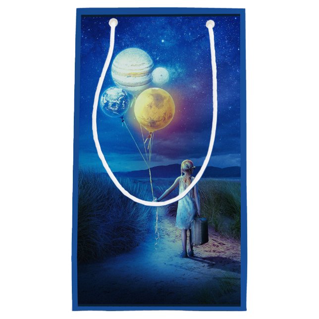 Surreal Moving to Her Future  Small Gift Bag (Front)