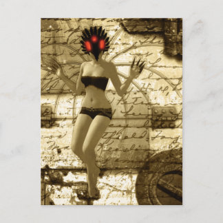 Surreal Nite Soyl Art Gothic Art Postcard