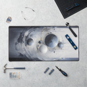 Surreal Orbit Matte Desk Mat