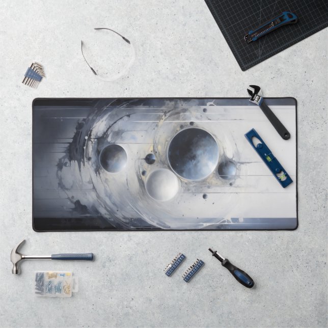 Surreal Orbit Matte Desk Mat (Workstation)