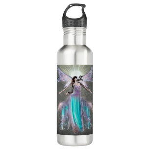 Surreal Painted Sunburst Fairy 710 Ml Water Bottle