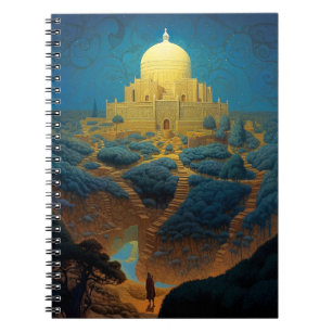 Surreal Palace Landscape Notebook