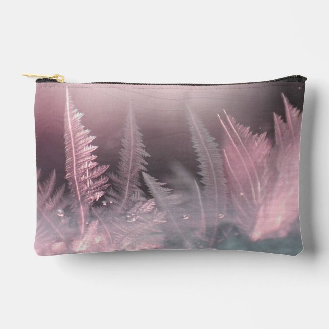 Surreal Pink Landscape  Accessory Pouch (Front)