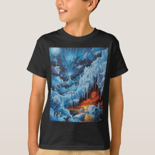 Surreal Polar Fantasy Aurora Borealis T-Shirt