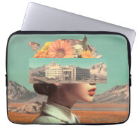 Surreal Portrait with Architectural Landscape