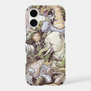 Surreal Prehistoric Creatures Art Phone Case