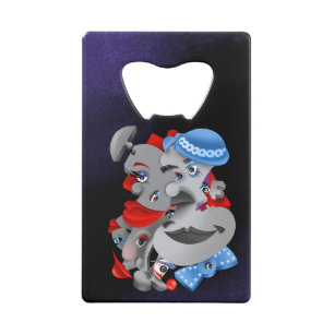 Surreal Puzzle Faces Bottle Opener