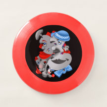 Surreal Puzzle Faces Frisbee