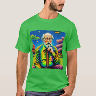 Surreal Sage, Elderly Contemplation T-Shirt