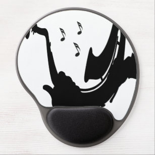 Surreal Saxophone Play Gel Mouse Pad