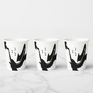 Surreal Saxophone Play Paper Cups