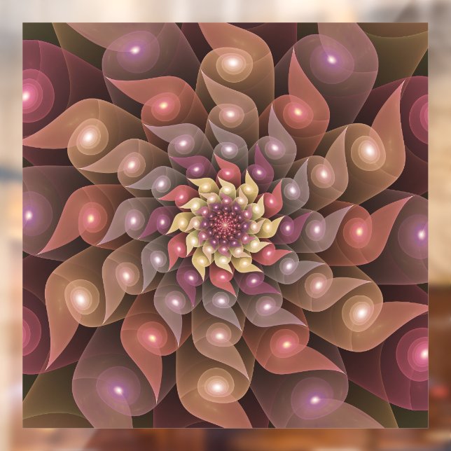 Surreal Shiny Flower Modern Abstract Fractal Art (Sheet 2)