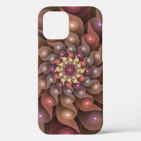 Surreal Shiny Flower Modern Abstract Fractal Art