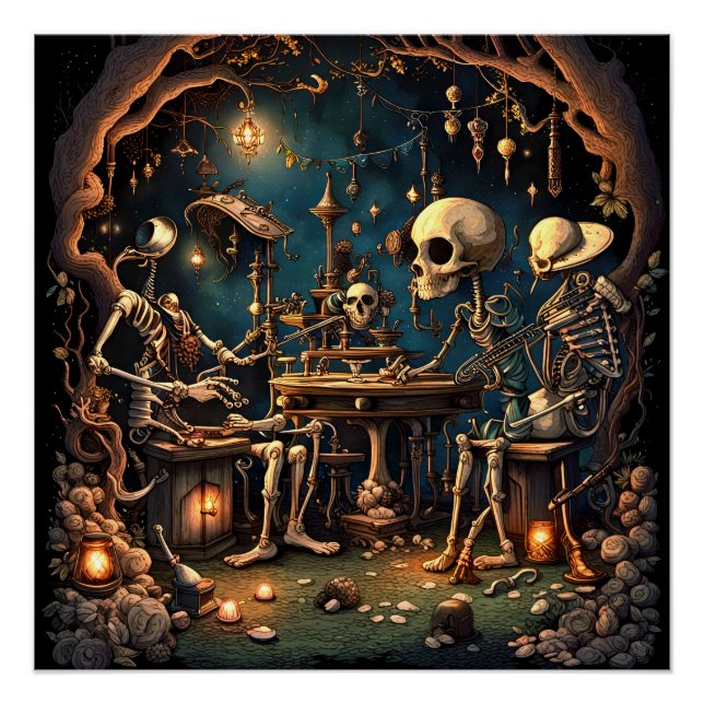 Surreal Skeletons III Poster (Front)