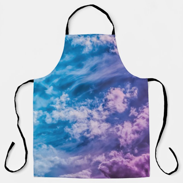 Surreal sky, dreamy abstract art. apron (Front)