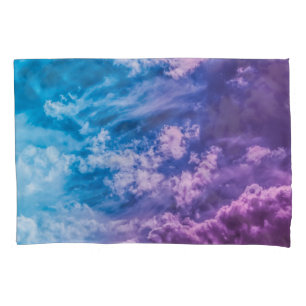 Surreal sky, dreamy abstract art. pillowcase