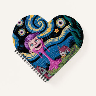 Surreal Starry Night Notebook