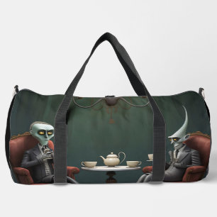 Surreal Tea time on the weird side. 17 Duffle Bag