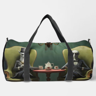 Surreal Tea time on the weird side. 8 Duffle Bag