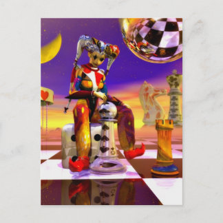 Surreal Time by Lenny metaphysical art Postcard