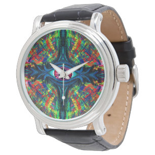 Surreal Twisted Trippy Eye Visionary Oil Painting Watch