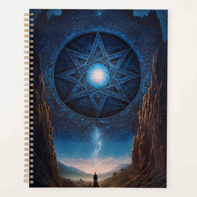 Surreal Visionary Landscape Art Planner (Front)