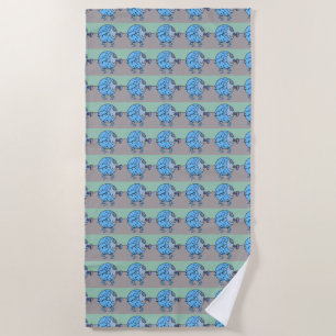 Surrealism Circle beach towel