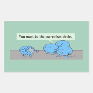 Surrealism Circle sticker