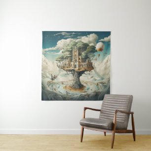 Surrealist Art - Dreamscapes Tapestry